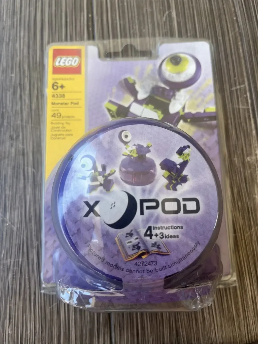 Lego 4338 MONSTER POD Purple - Factory Sealed 2005 - Retired - NEW - NIB